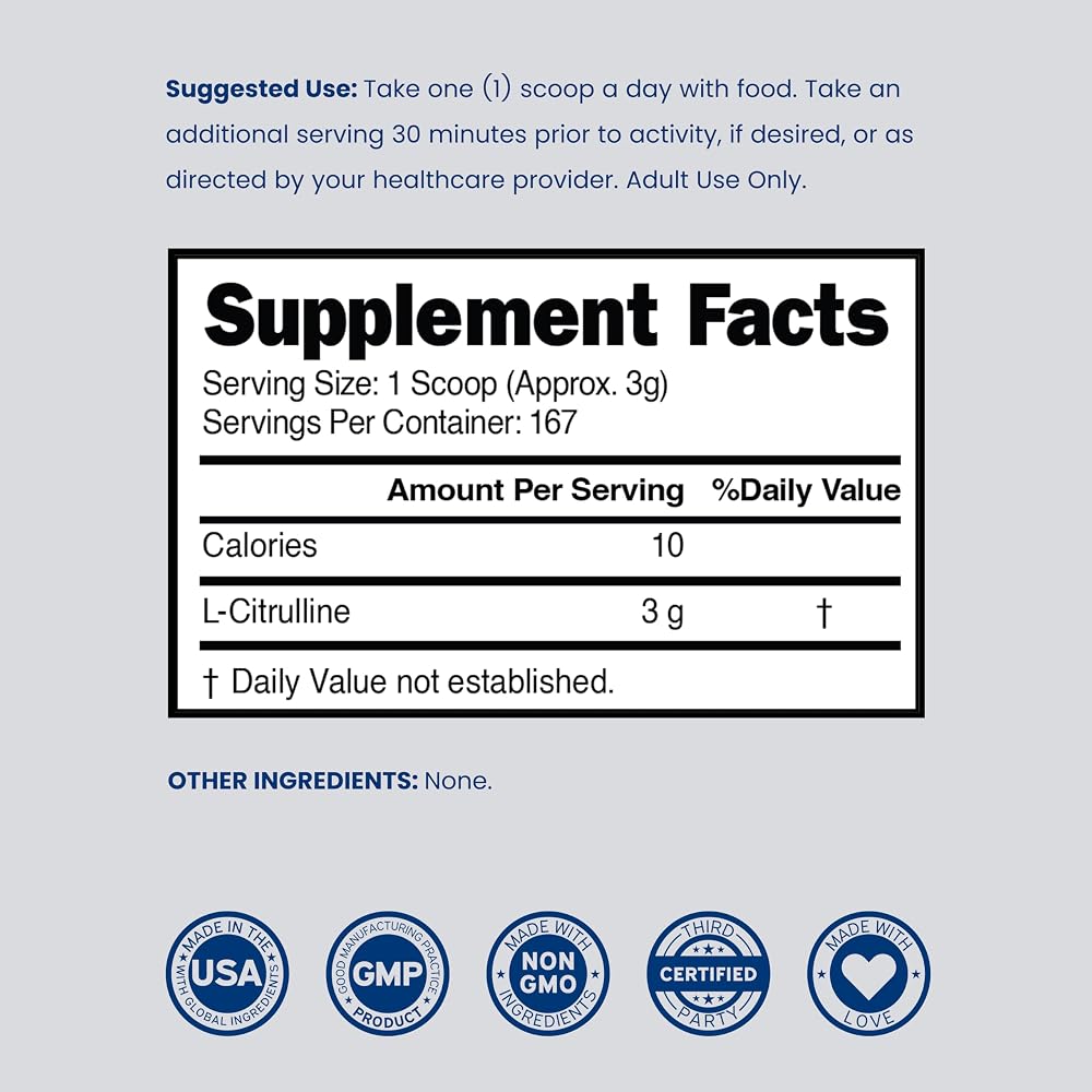 DORADO NUTRITION L Citrulline Supplements