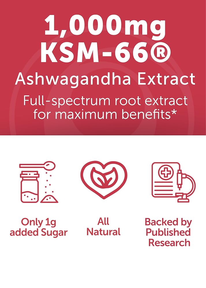 Lunakai USA Made KSM-66 Ashwagandha Gummies for Women & Men