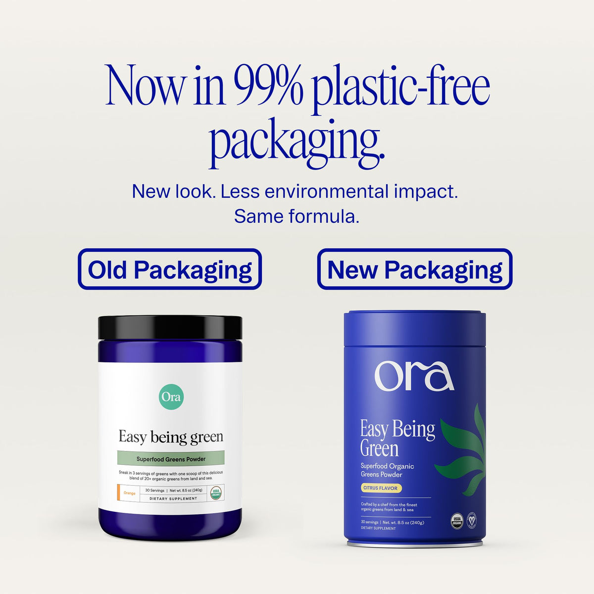 Ora Organic Greens Powder - Vegan - image 2