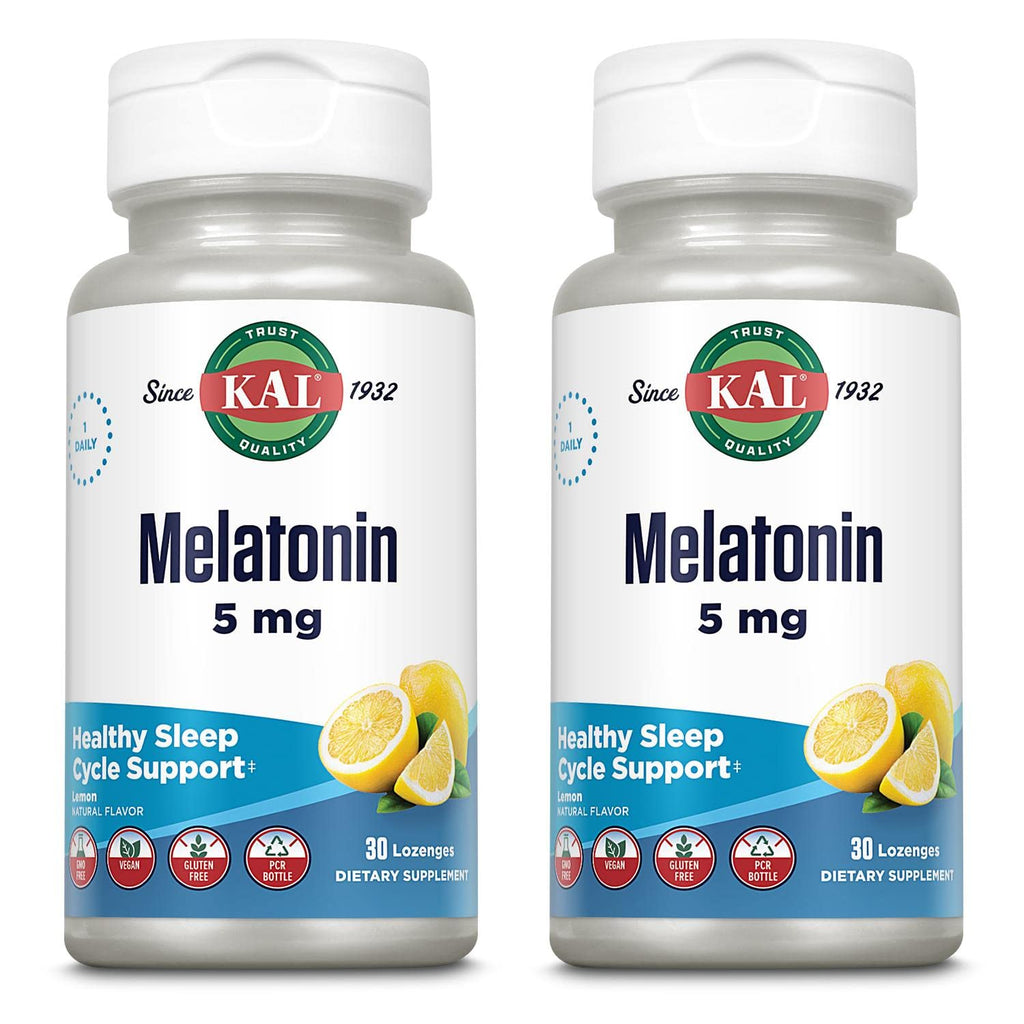 KAL Melatonin 5 mg Tablets Lemon