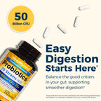 NewRhythm Probiotics 50 Billion CFU 20 Strains - 60 Capsules - image 2