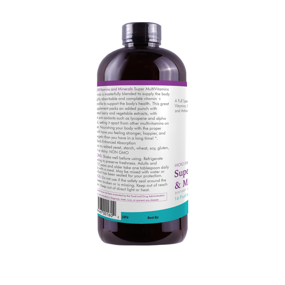 Life Solutions Liquid Super Multivitamin and Minerals - 16 fl oz - image 3