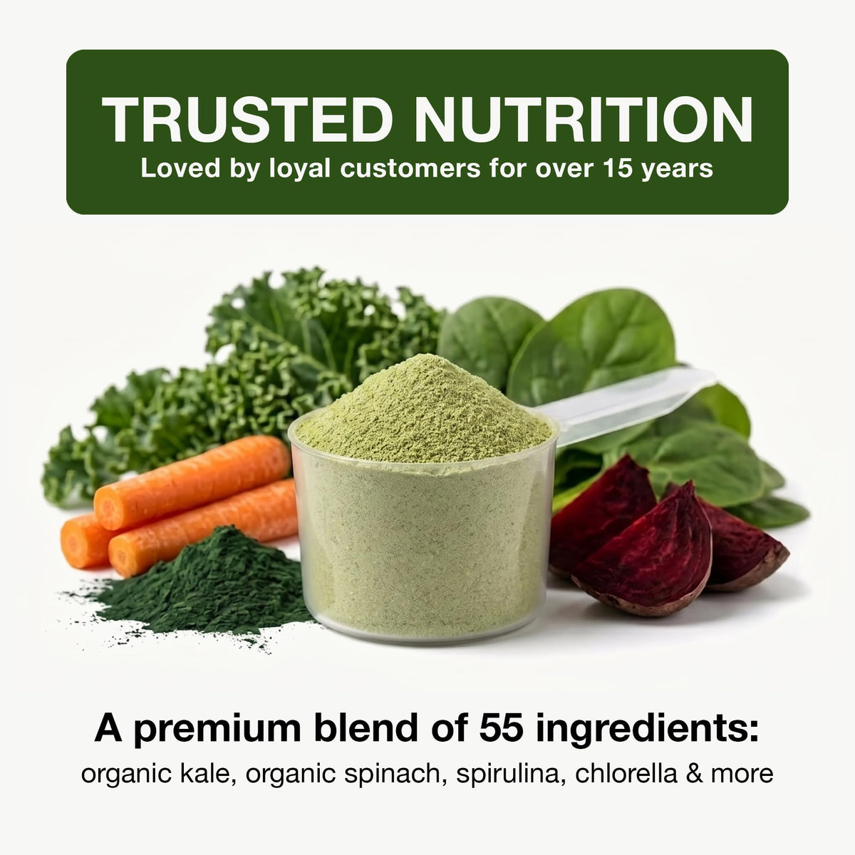 Biopharma Scientific NanoGreens Super Greens Powder - 30 Servings - image 2