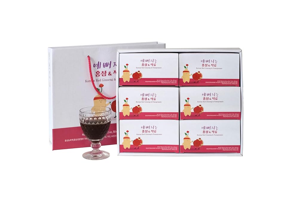 SAMSIDAE Korean Red Ginseng & Pomegranate Juice - 30 Pouches