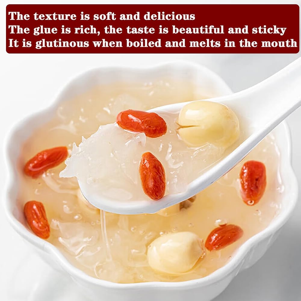晟茗汐 White Snow Fungus Tremella Mushroom - 100g - image 5