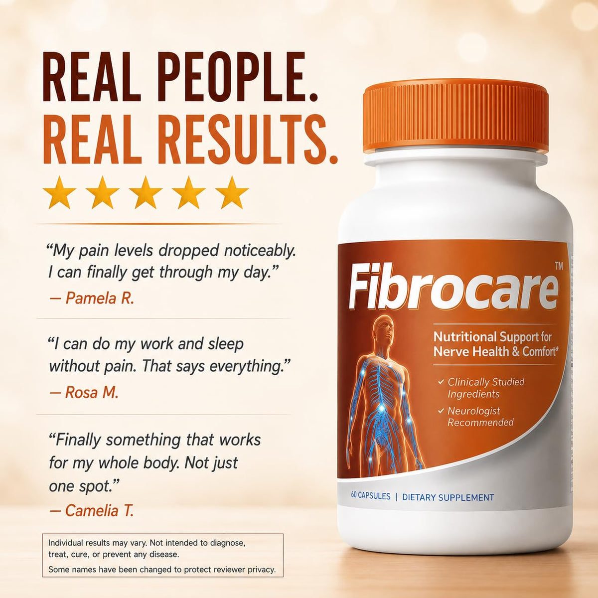 Vita Sciences FibroCare Daily Nerve Support Supplement - 60 Capsules - image 6