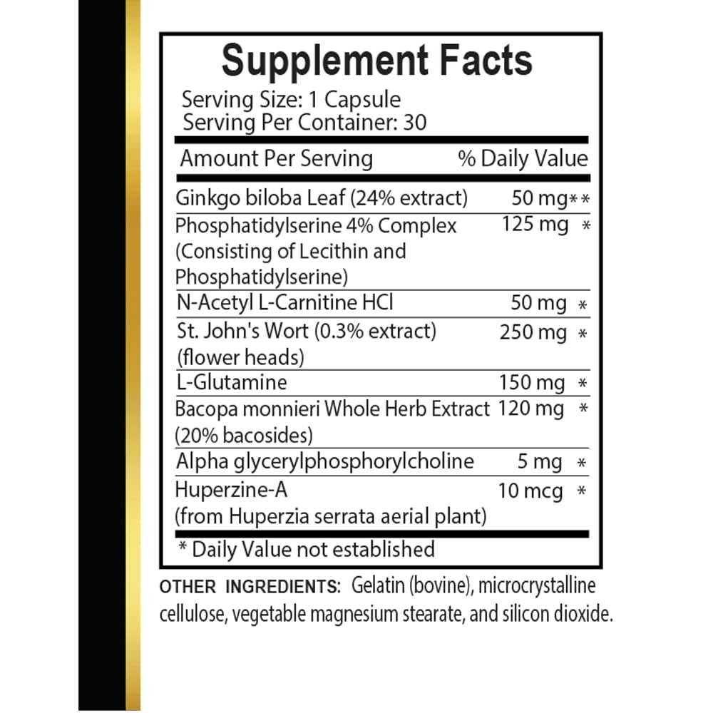 OLANTA Brain Memory Support Cognitive Function - 60 Capsules - image 5