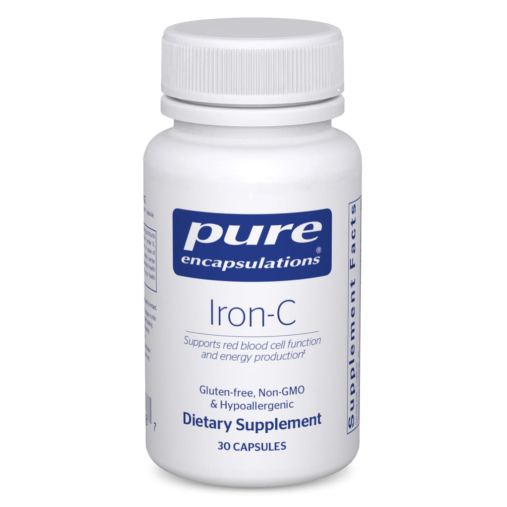 Pure Encapsulations Iron-C Supplement - 30 Capsules