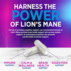 Nature's Nutrition Lion's Mane Mushroom Supplement - Extra Strength