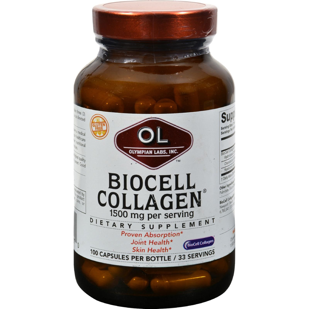 Olympian Labs Biocell Collagen II - 100 Capsules
