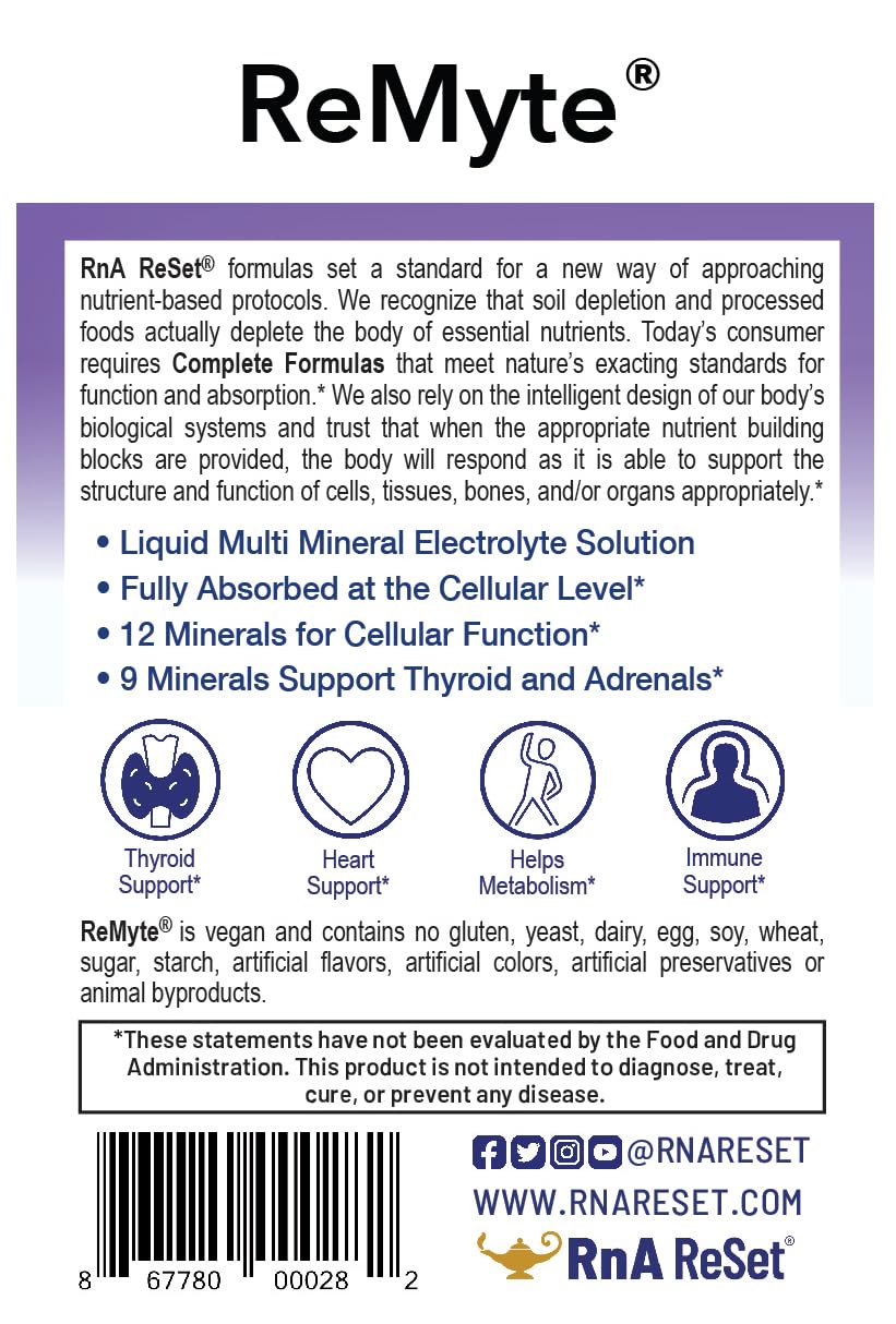 RnA ReSet - ReMyte Electrolyte Mineral Solution