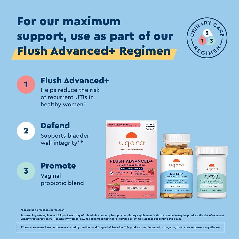 Uqora Defend - Urinary Tract Health Supplement - Support Bladder