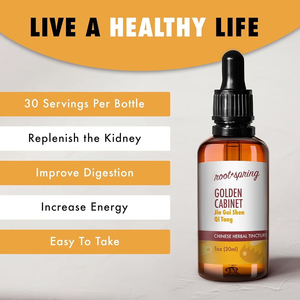 root + spring Golden Cabinet Jin Gui Shen Qi Tang Herbal Tincture - 4 oz - image 4