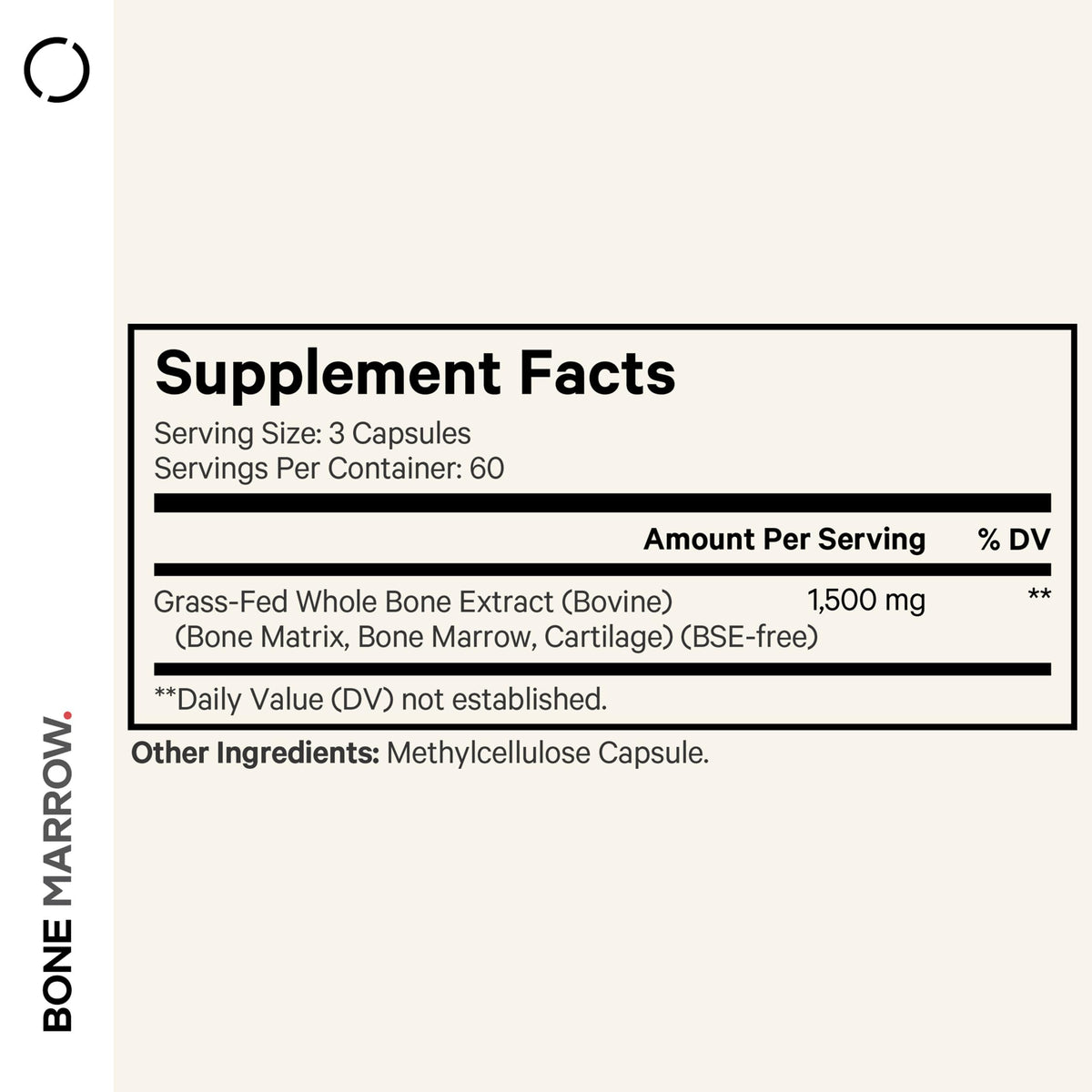 Codeage Grass-Fed Bone Marrow Supplement - 180 Capsules - image 2