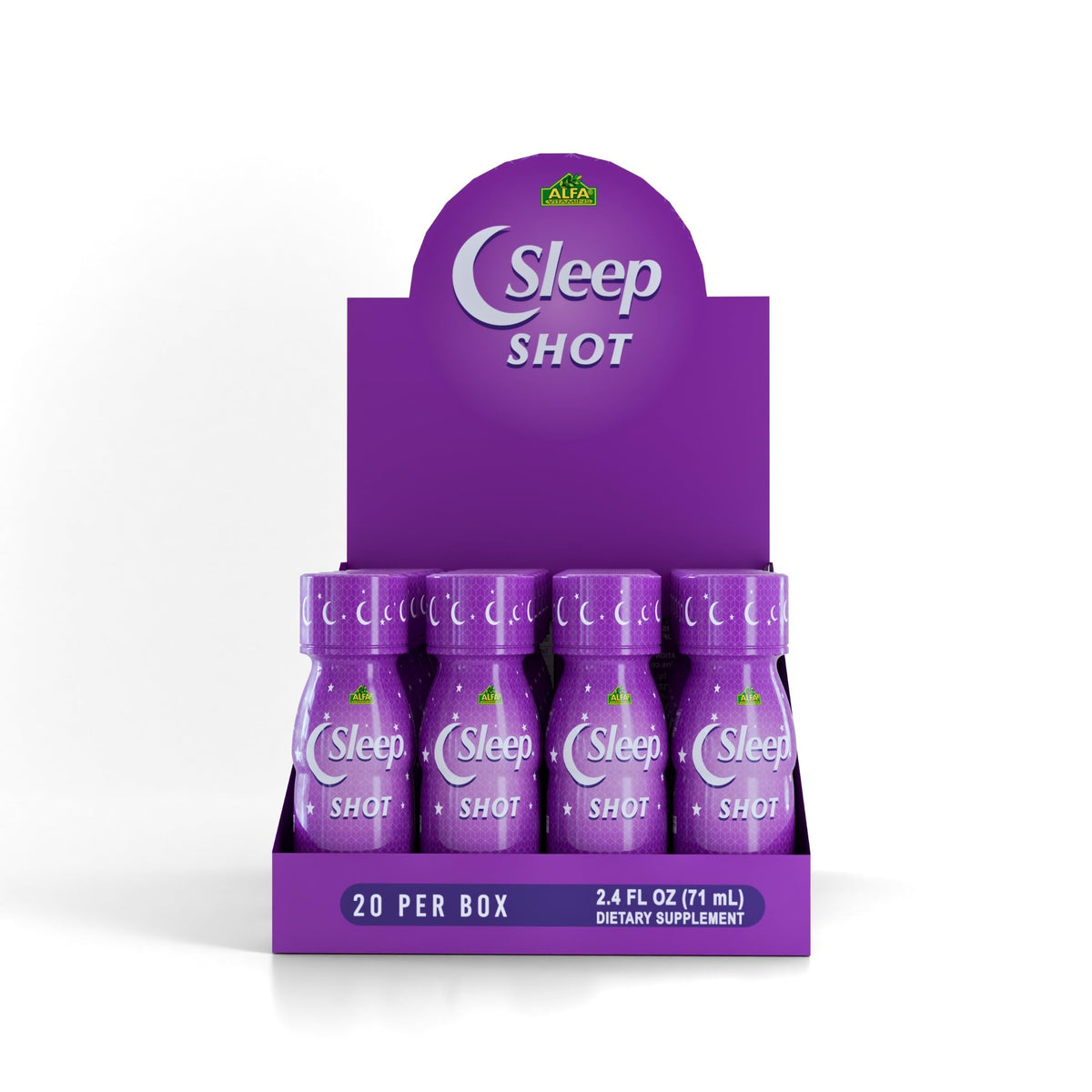Alfa Vitamins Sleep Shot with Melatonin 10mg - 20 Pack - image 2