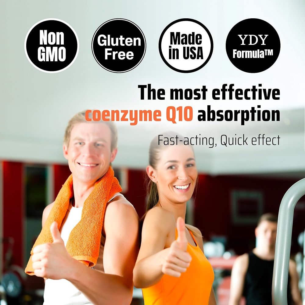 YDY Nutrition All Active BQ10 CoQ10 100mg B Complex - 60 Tablets - image 2