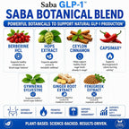 Saba GLP-1 Support Supplement Appetite Control - 60 Capsules - image 2