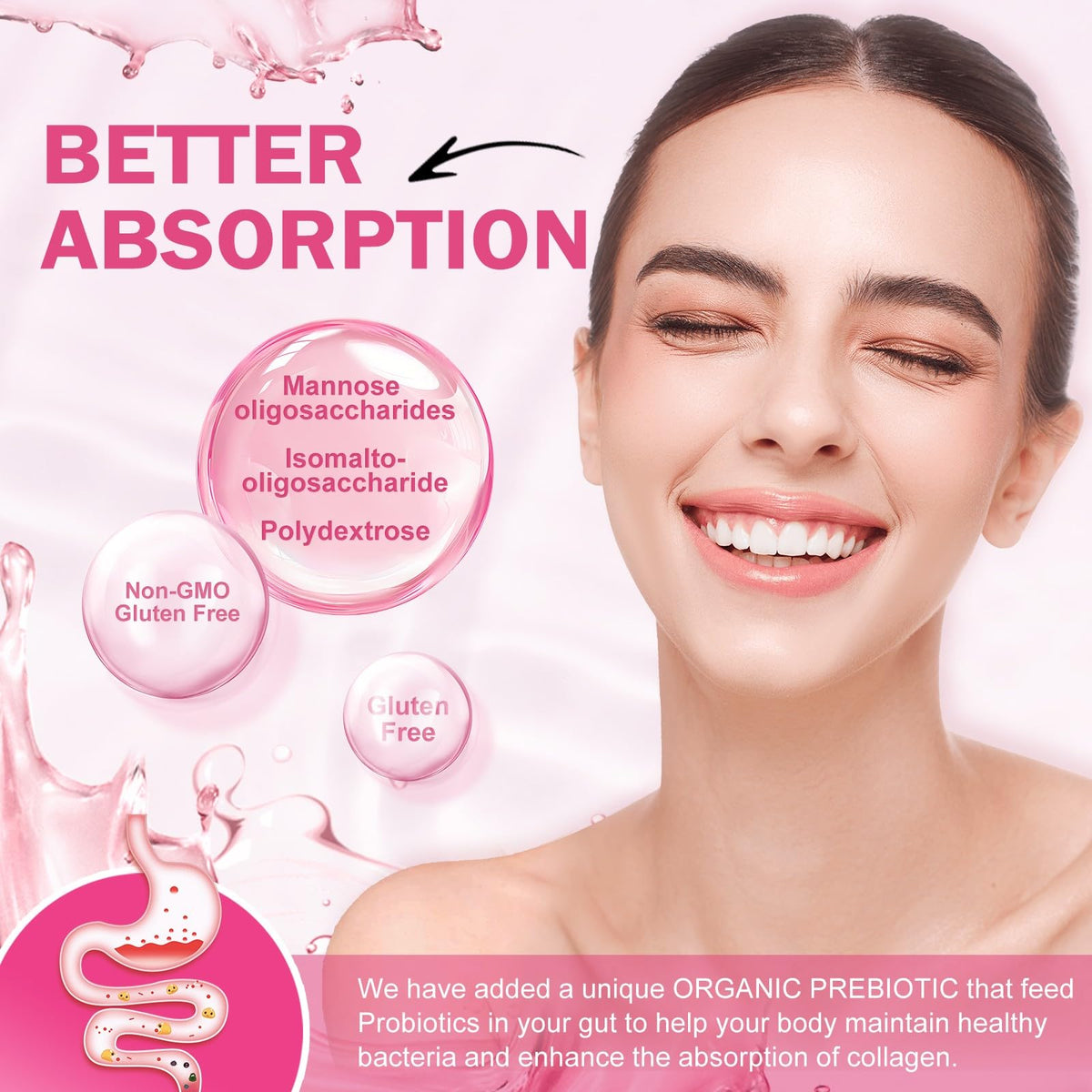 NATURE TARGET Multi Collagen Peptides Powder - 30 Stick Packs - image 4