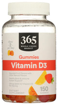 365 by Whole Foods Market Vitamin D3 Gummies - 150 Count