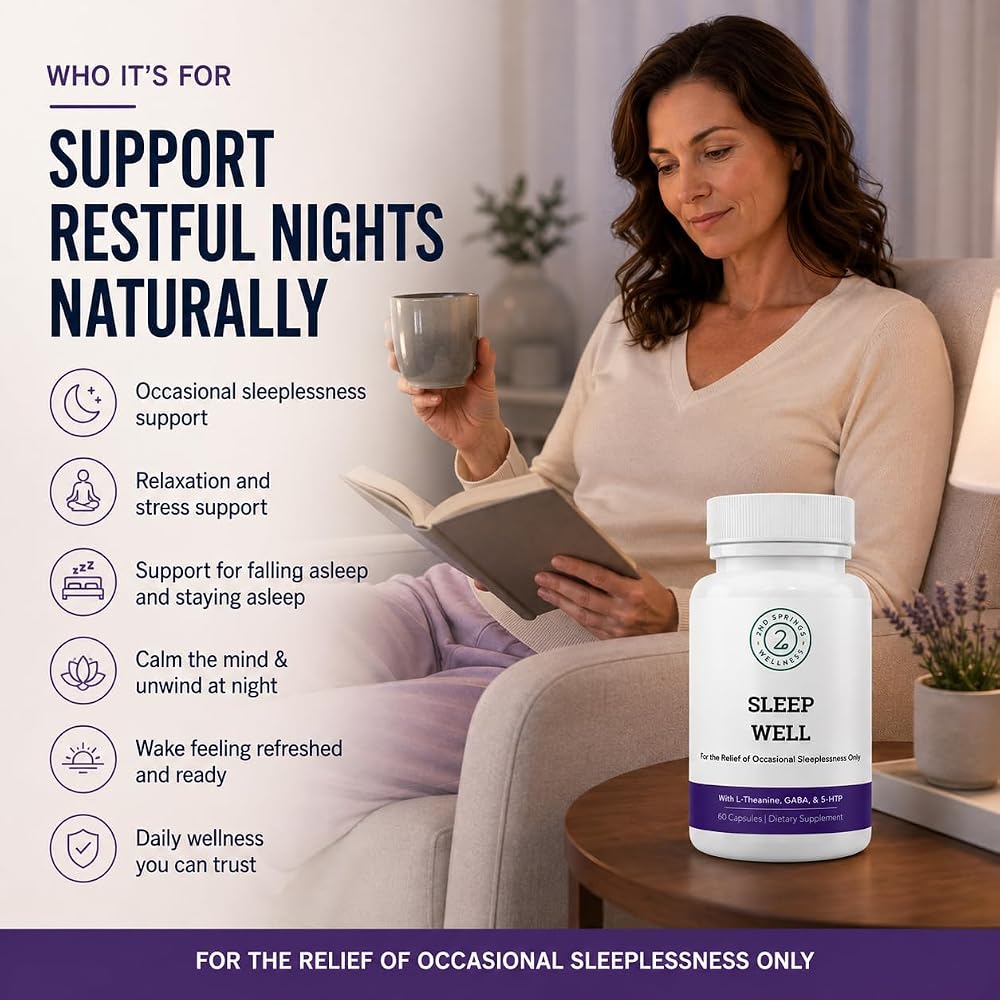 2nd Springs Sleep Well Supplement - 60 Capsules - image 5