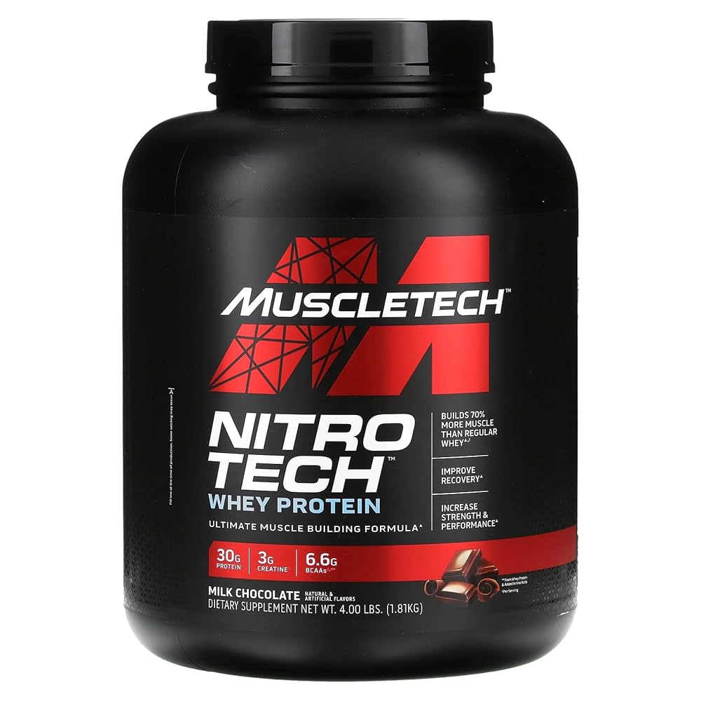 MuscleTech NitroTech Performance Series Whey Isolate Chocolate - 4 lb