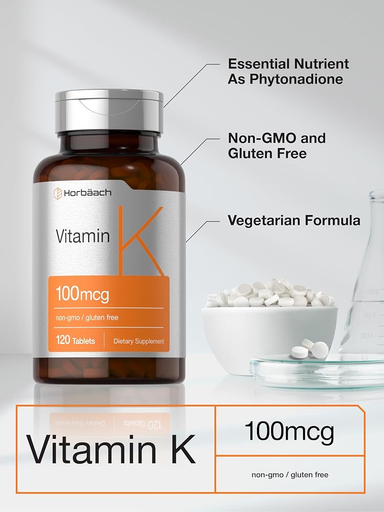 Horbäach Vitamin K 100mcg - 120 Tablets - image 4