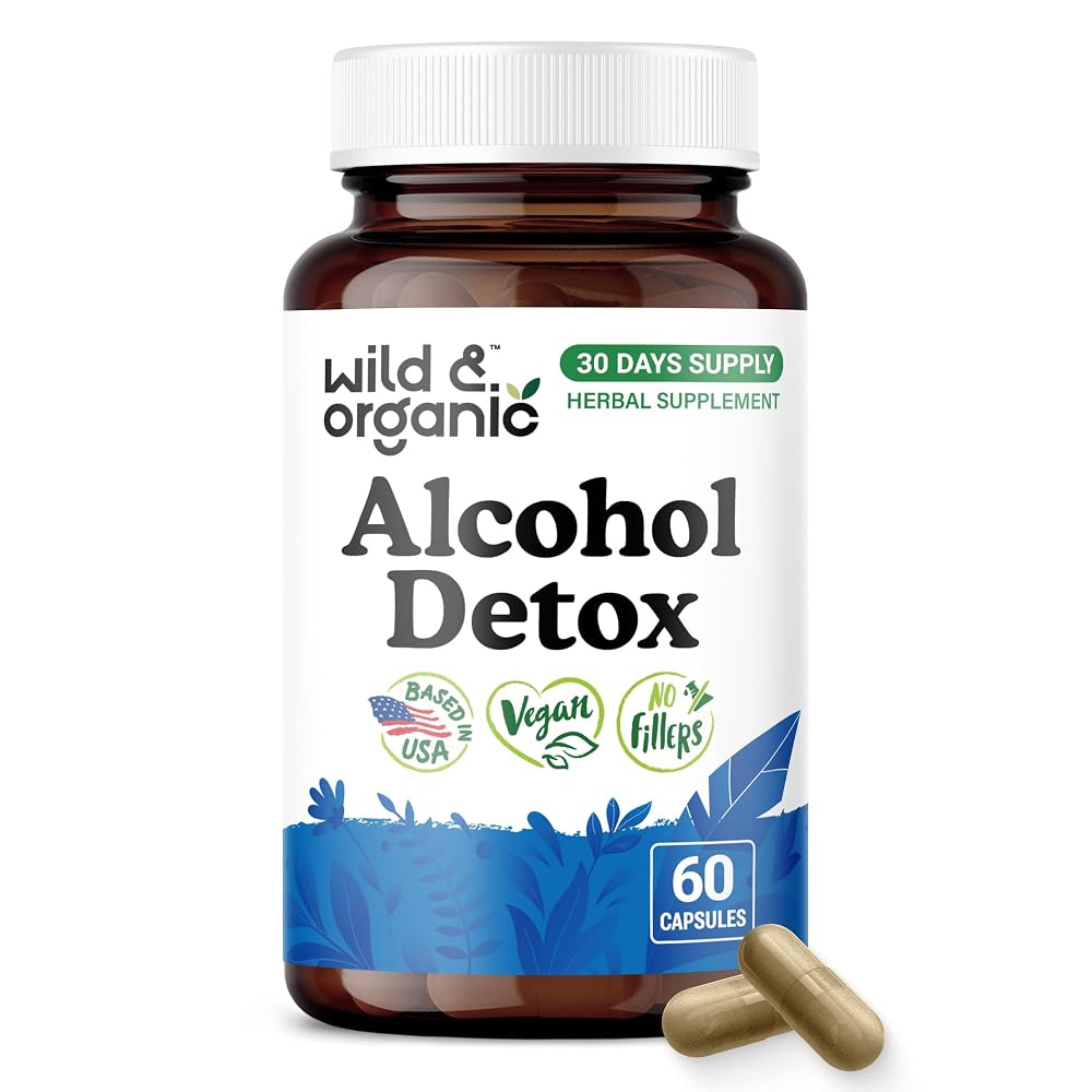 Wild & Organic Alcohol Detox Capsules - Liver & Kidney Support