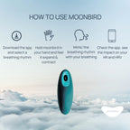 moonbird Handheld Breathing Guide Rechargeable - Blue Green - image 4