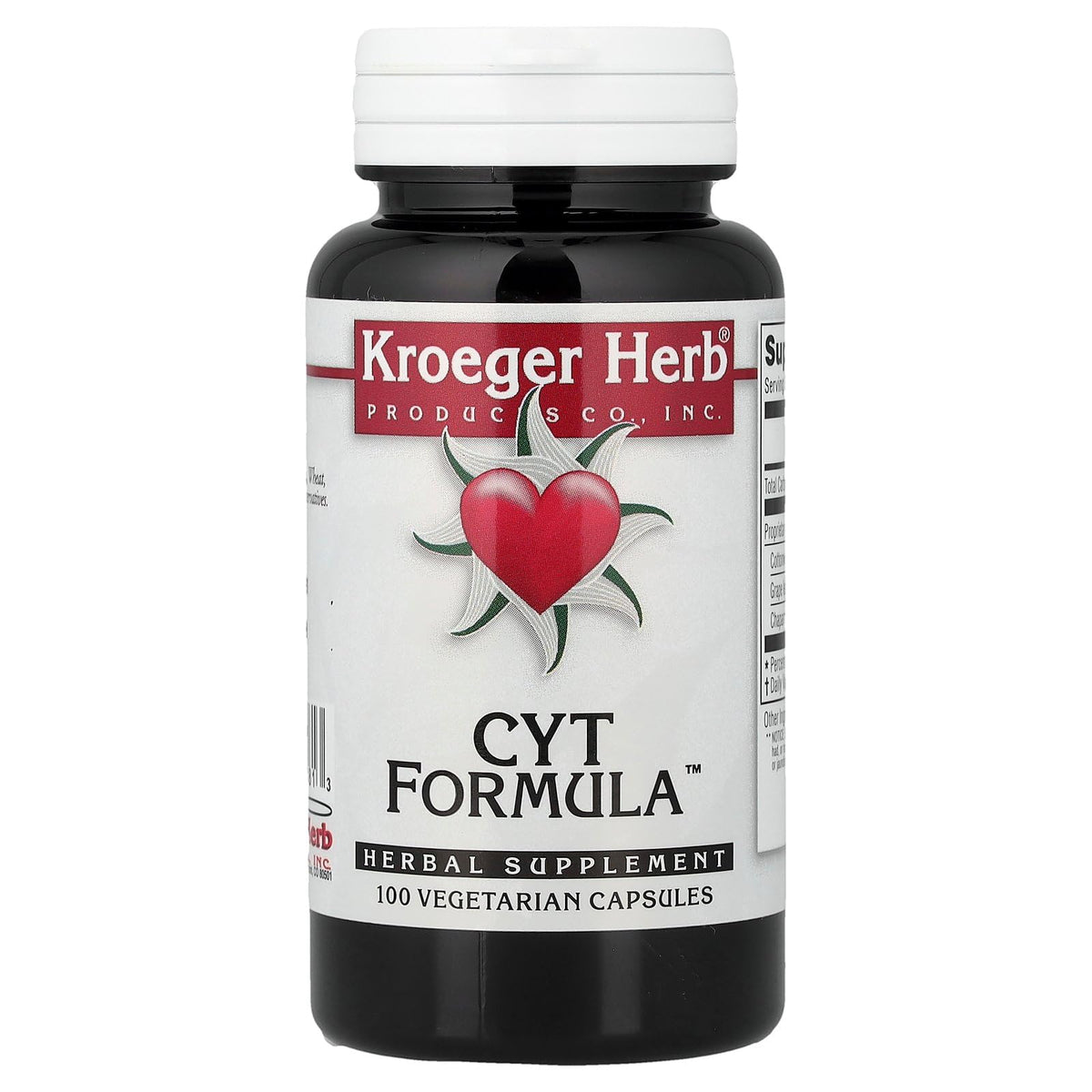Kroeger Herb CYT Formula Herbal Supplement - 100 Capsules