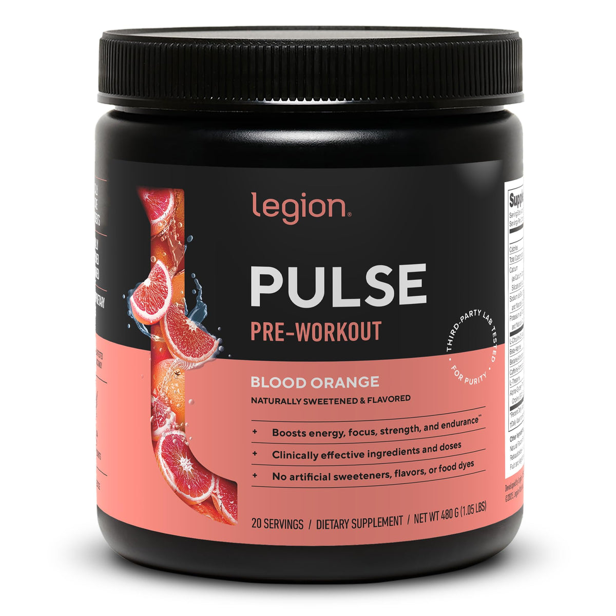 Legion av2024-LEGION-all Natural Nitric Oxide preworkout Drink