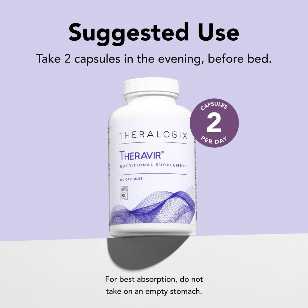 Theralogix Theravir Immune Support - 180 Capsules - image 3