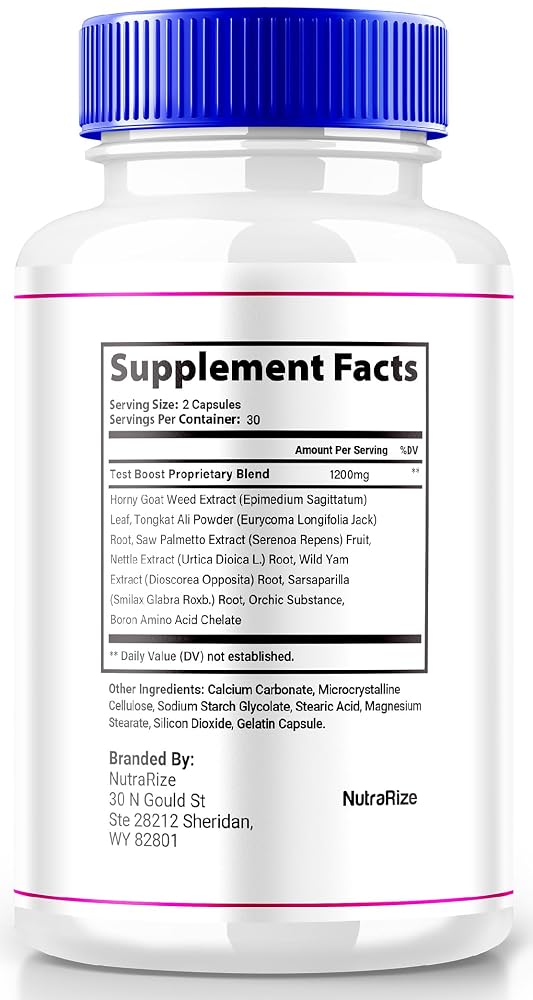 NutraRize VirilTonic Maximum Strength Blood Flow Support - 180 Capsules - image 2