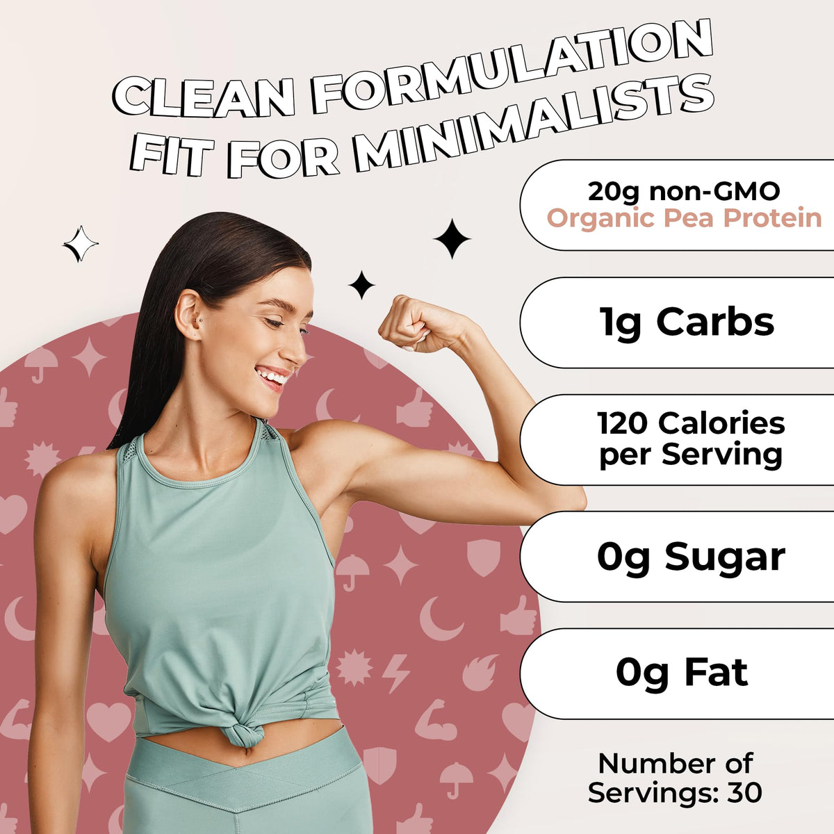 Future Kind Vegan Protein Powder Chocolate - 34 Servings - image 3