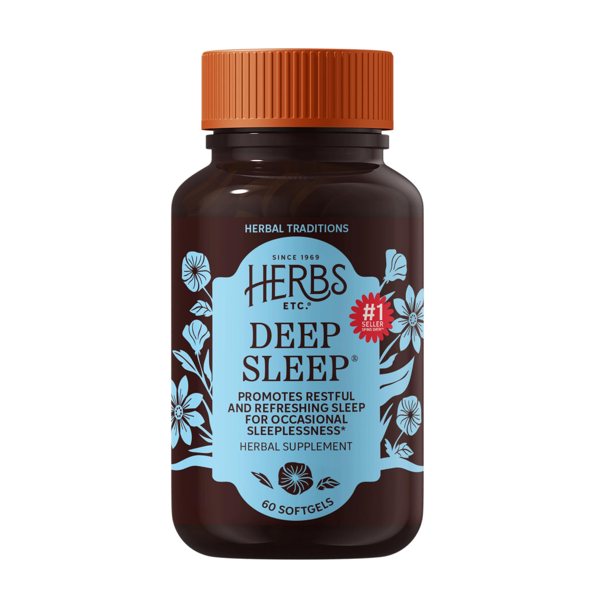 Herbs Etc. Deep Sleep Softgels - Herbal Sleep Support Supplement