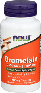 Now Foods Bromelain 2400 Digestive Support - 60 Vegetarian Capsules