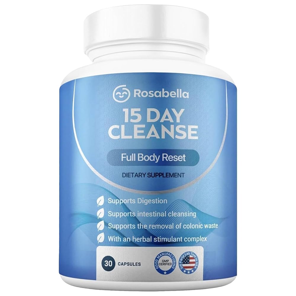 Rosabella 15 Day Cleanse Digestive Support - 30 Vegan Capsules