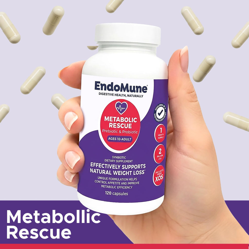 Endomune Metabolic Rescue Prebiotic and Probiotic - 120 Vegetarian Capsules - image 2