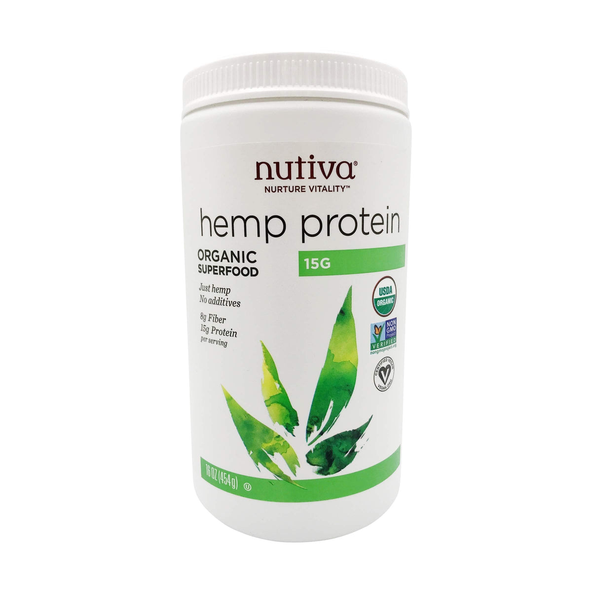 Nutiva Organic Hemp Protein Powder - 16 Fl Oz