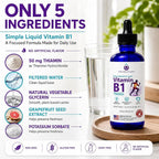 Life Solutions Vitamin B1 Thiamine HCl Liquid Drops - 2 oz - image 3