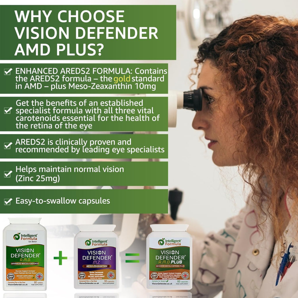Intelligent Formula Vision Defender Plus Eye Supplement - 60 Vegan Capsules - image 2