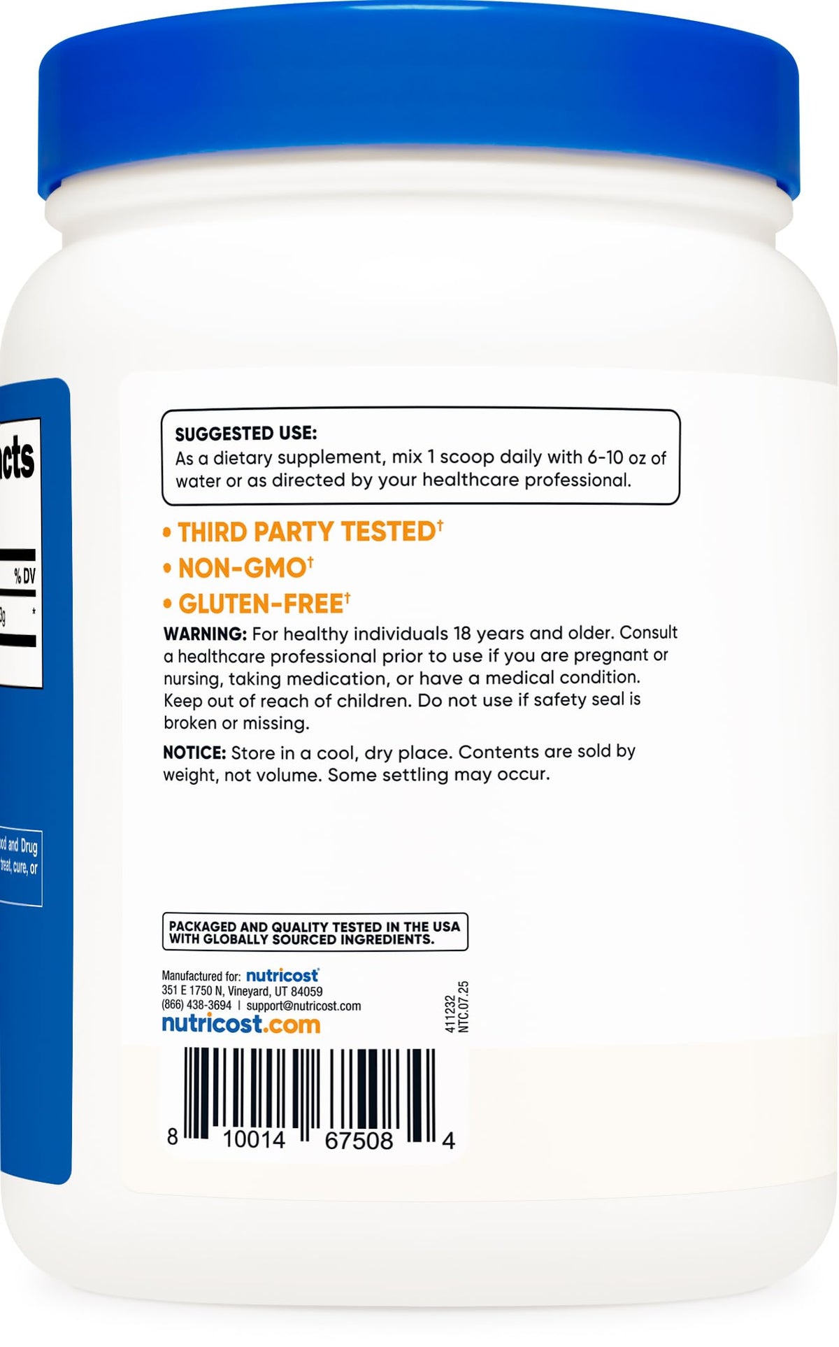 Nutricost L-Citrulline Malate 2:1 Flavored