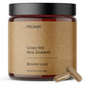 ProMix Nutrition Grass-Fed Raw Beef Liver Supplement - 180 Capsules