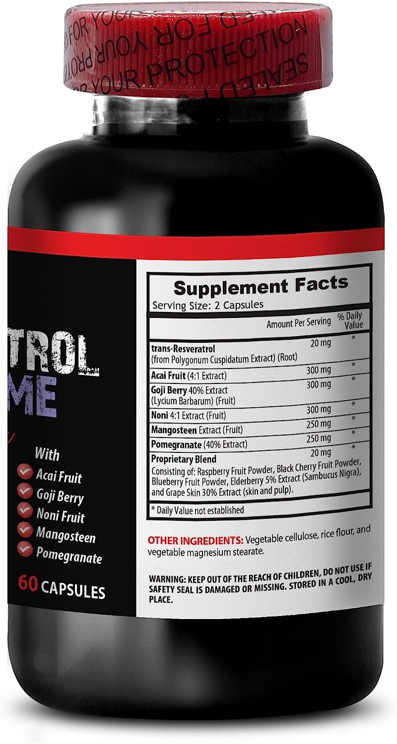VIP Vitamins Supreme Resveratrol 1200mg - 120 Capsules - image 4