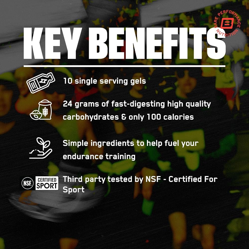 BARE PERFORMANCE NUTRITION, BPN Go Gel Endurance