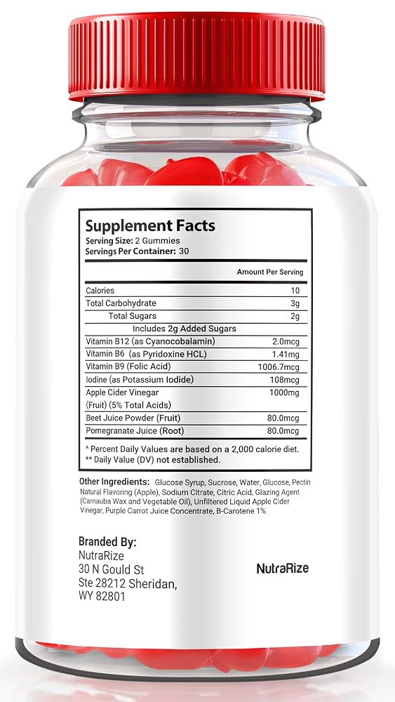 NutraRize Xfit Keto Gummies with Apple Cider Vinegar - 60 Gummies - image 2