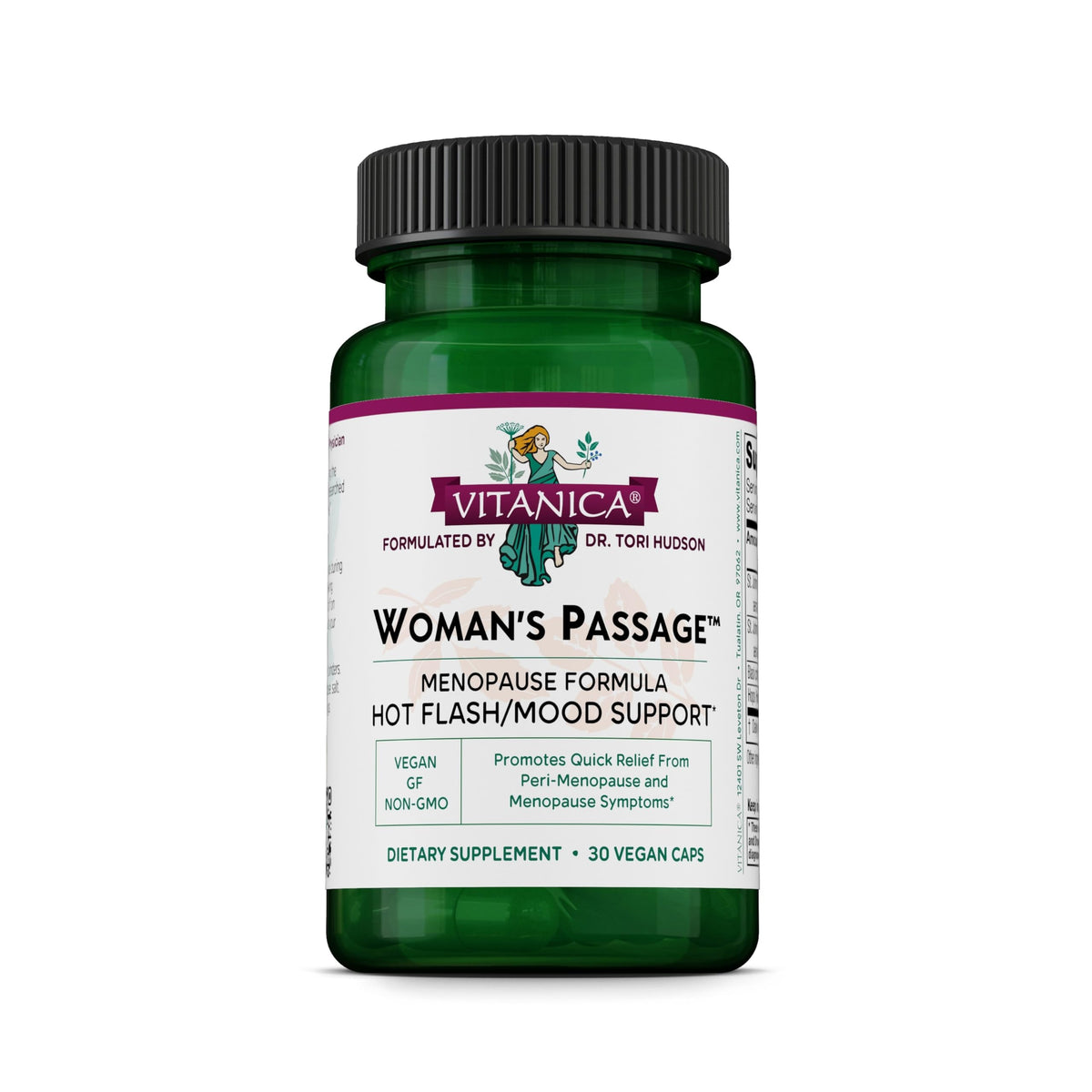 Vitanica Woman's Passage Menopause Support - 30 Vegan Capsules