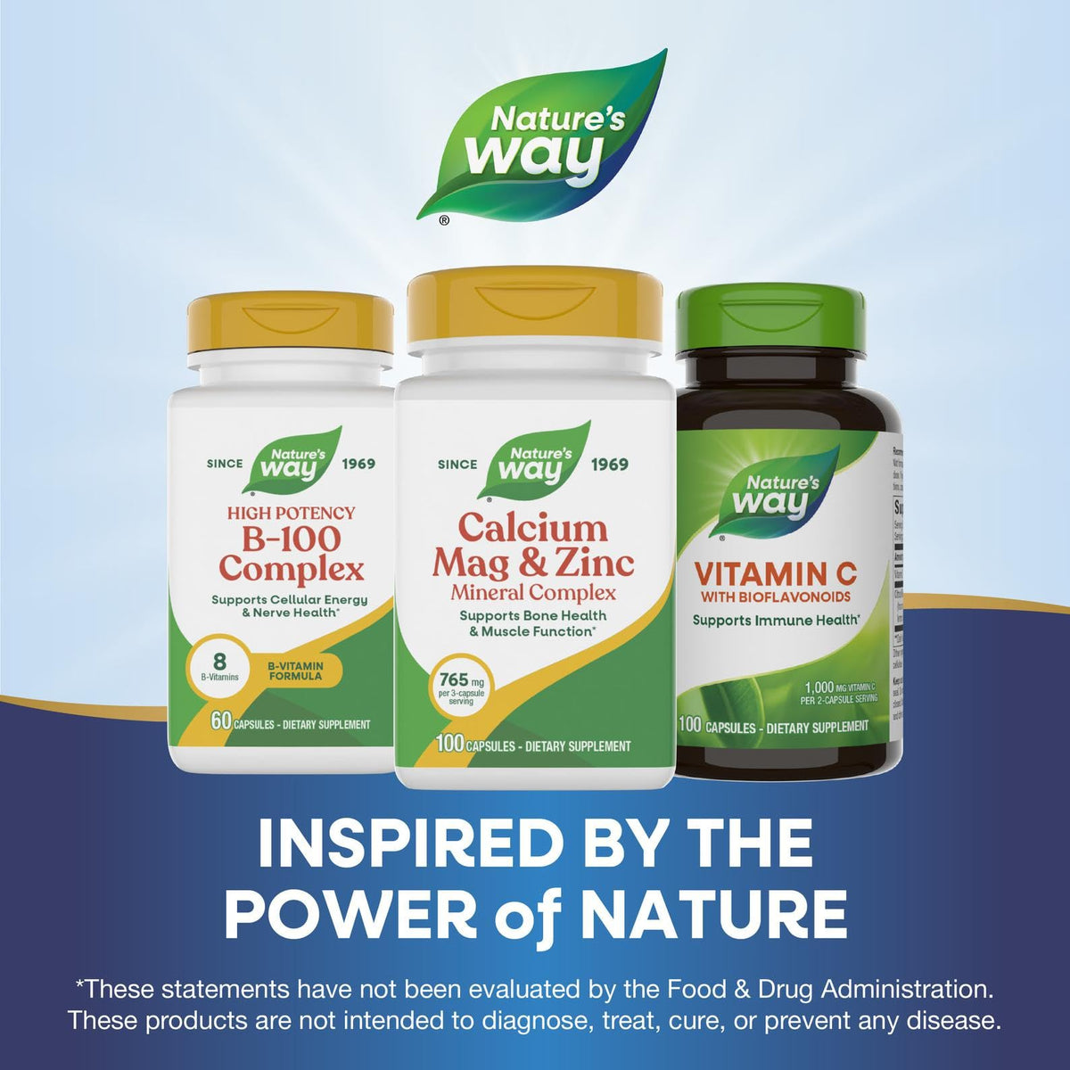 Nature's Way Calcium Magnesium & Zinc Mineral Complex