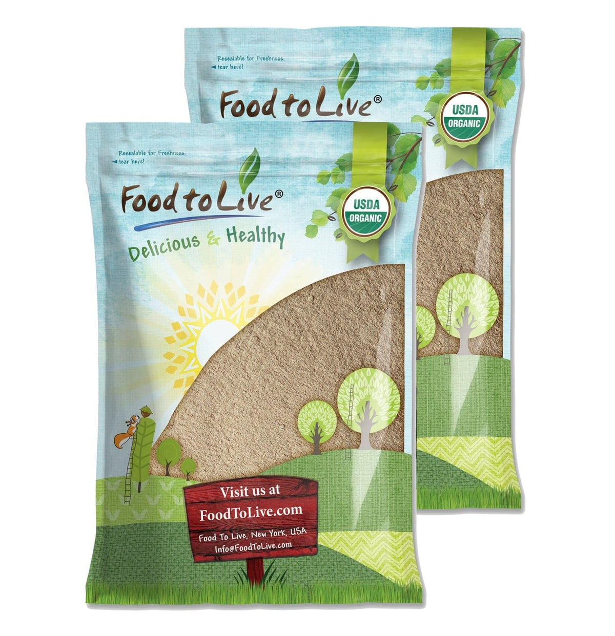 Food to Live Organic Ashwagandha Root Powder