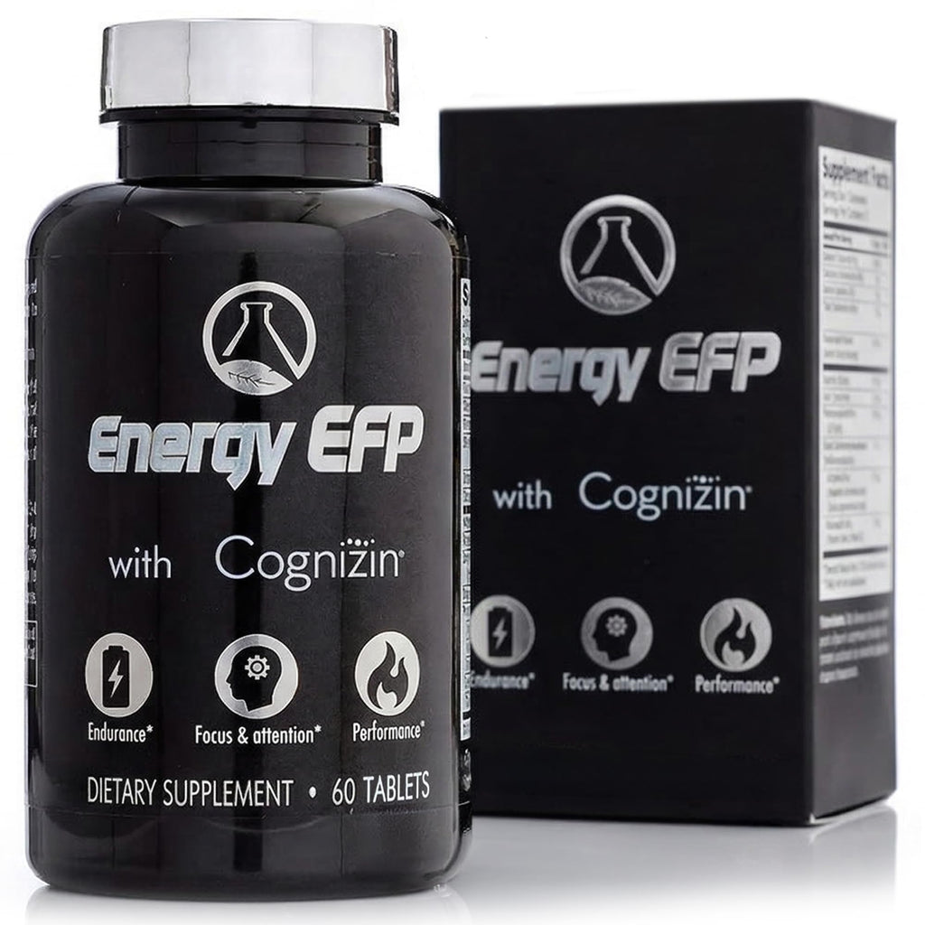 Nugevity Energy EFP with COGNIZIN Nootropic Brain Supplement - 60 Capsules