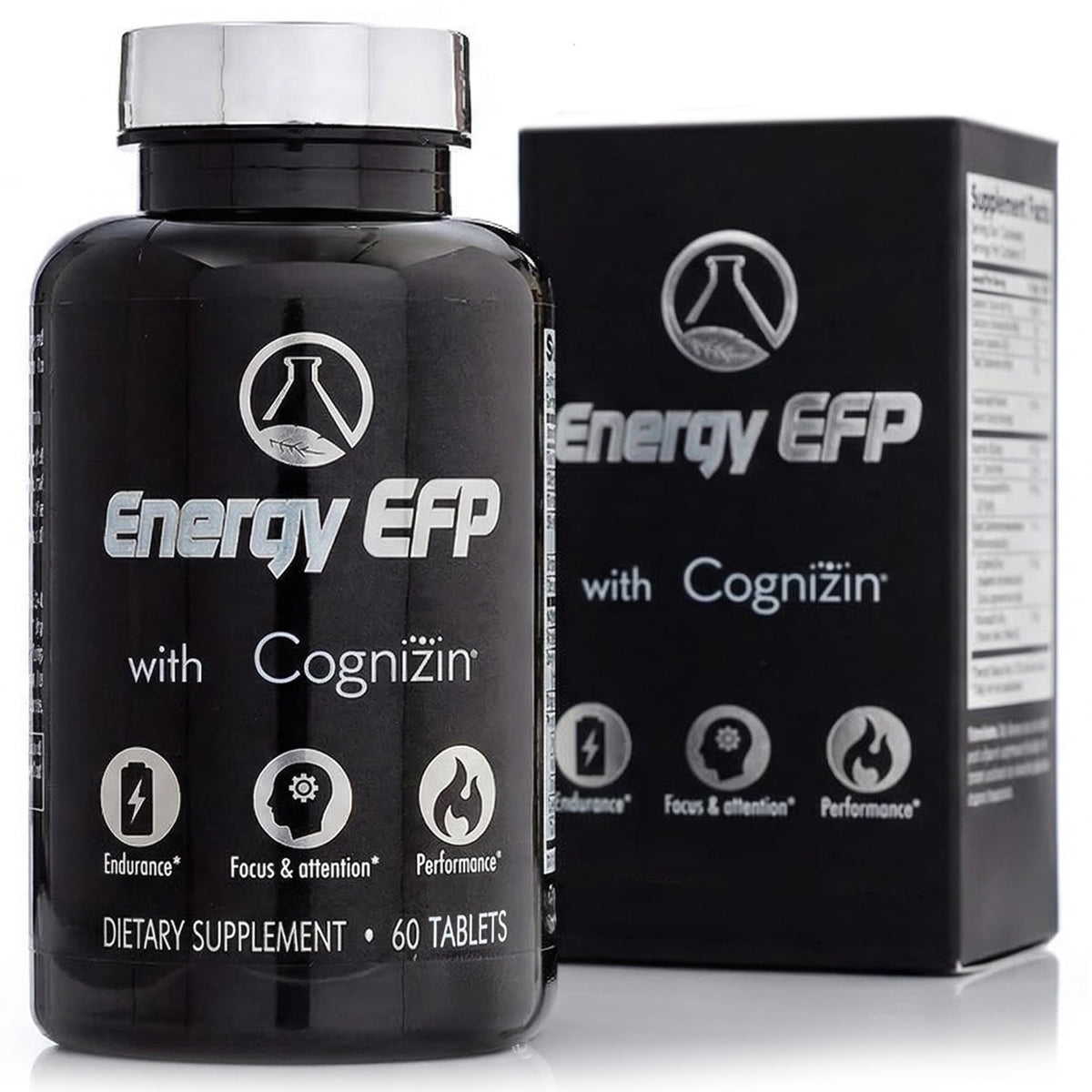 Nugevity Energy EFP with COGNIZIN Nootropic Brain Supplement - 60 Capsules